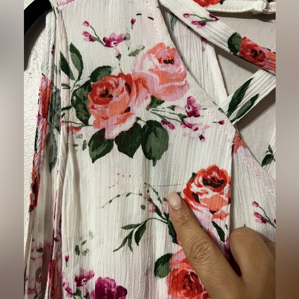UMGEE Sleeveless floral crisscross dress - Picture 5 of 6